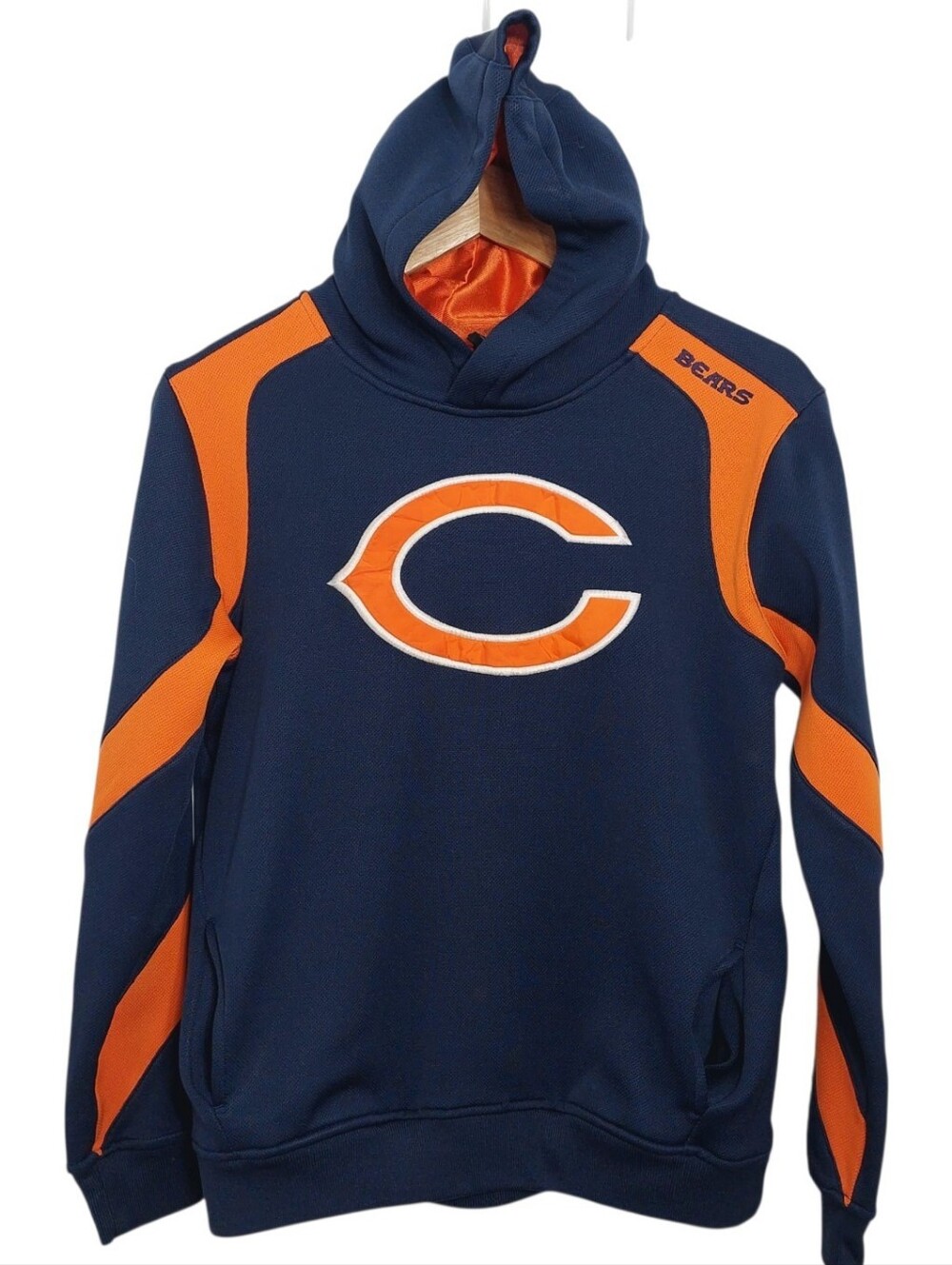 NFL Team Apparel Youth Size XL 18 Chicago Bears Pullover Hoodie Football
